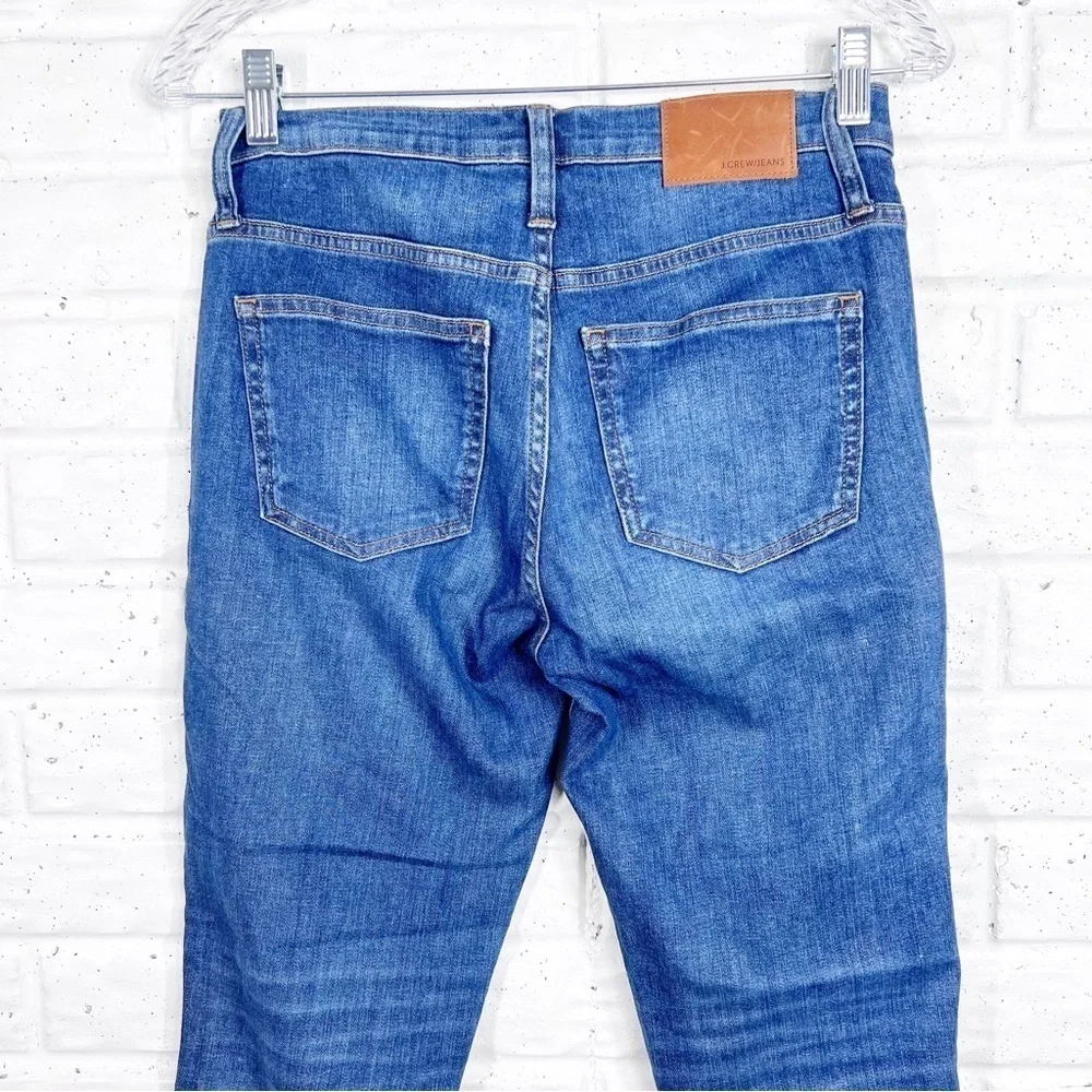 JCREW Vintage Straight Leg Jeans button fly raw hem